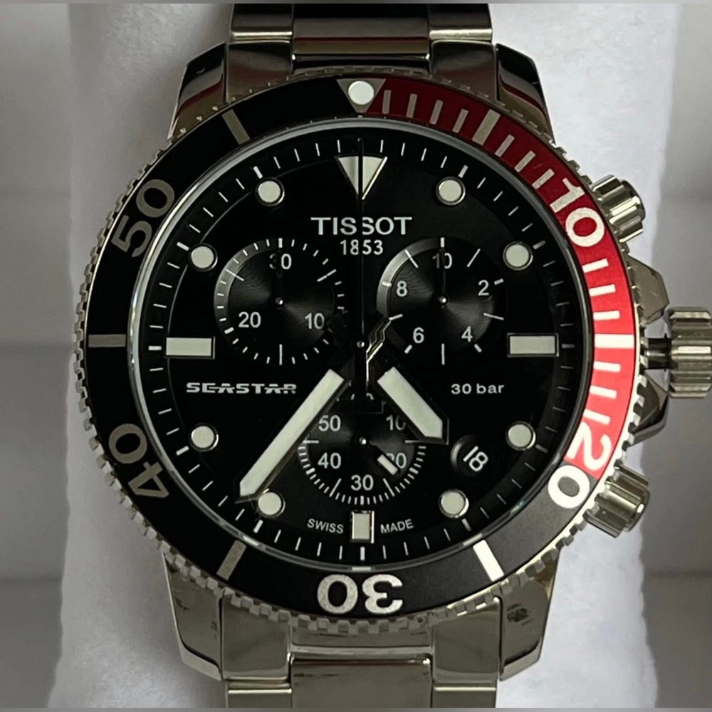 T120.417.11.051.01- Tissot Men’s Seastar 1000 Quartz Chronograph Watch